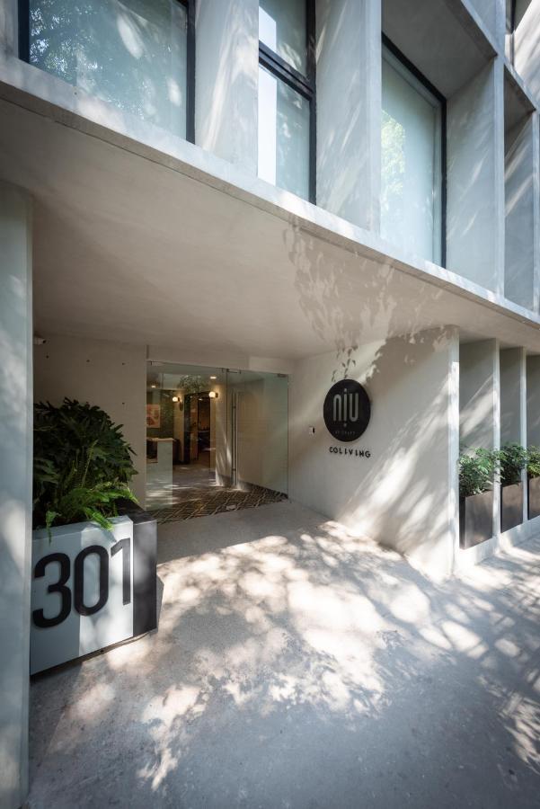 Departamentos Niu-Coliving MONTE ALBAN Apartment Kota Meksiko Bagian luar foto