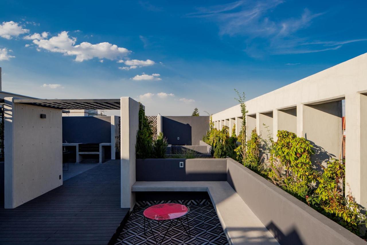 Departamentos Niu-Coliving MONTE ALBAN Apartment Kota Meksiko Bagian luar foto